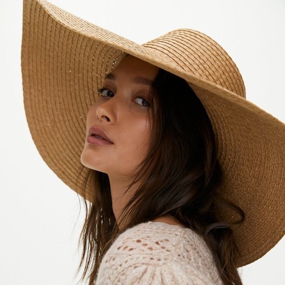 ARITZIA Auxiliary Hamptons Natural Straw Hat S/M - Picture 1 of 12